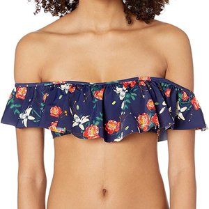 ROXY LOVE AND KARMA OFF THE SHOULDER SWIM TOP NWT